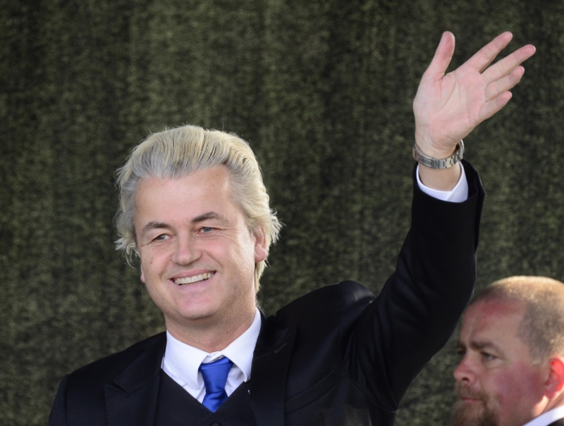 Geert Wilders se také zúčastnil demonstrace hnutí Pegida.
