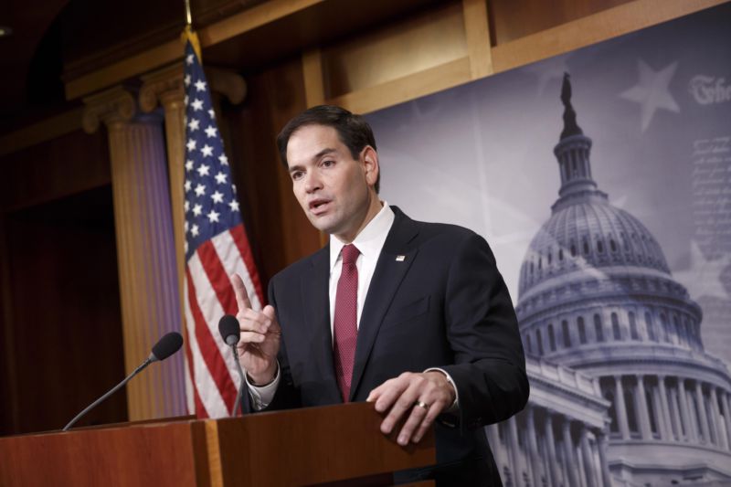 Floridský senátor Marco Rubio. Floridský senátor Marco Rubio.
