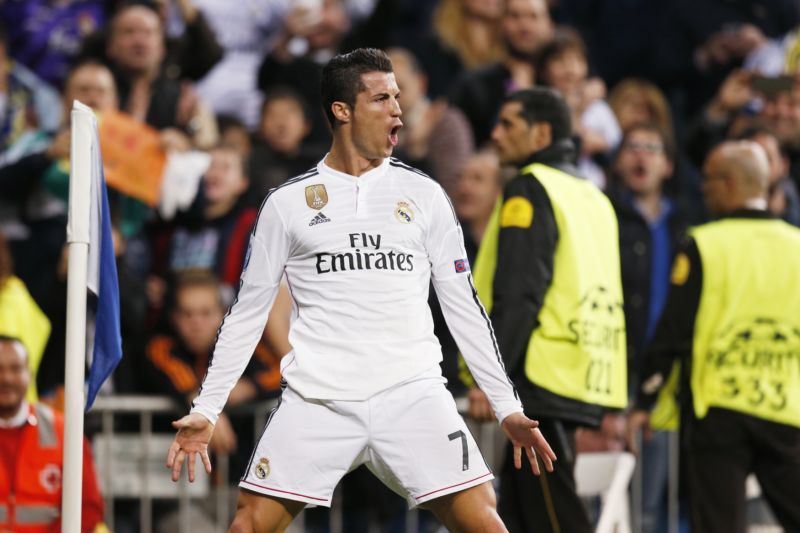 Největší hvězda Realu Madrid Cristiano Ronaldo. 