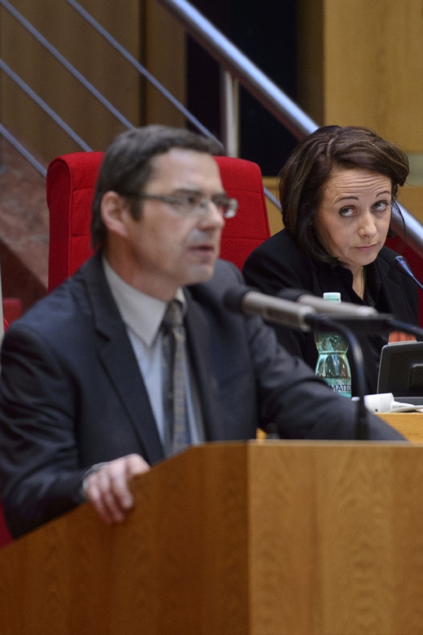 Václav Novotný a Adriana Krnáčová.