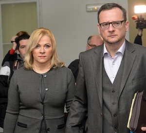 Jana Nečasová, dříve Nagyová, a expremiér Petr Nečas.