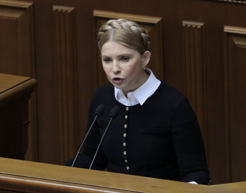 Expremiérka Julija Tymošenková. Expremiérka Julija Tymošenková.