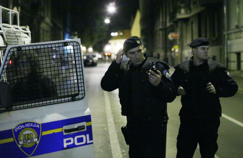 Chorvatská policie (ilustrační foto). Chorvatská policie (ilustrační foto).