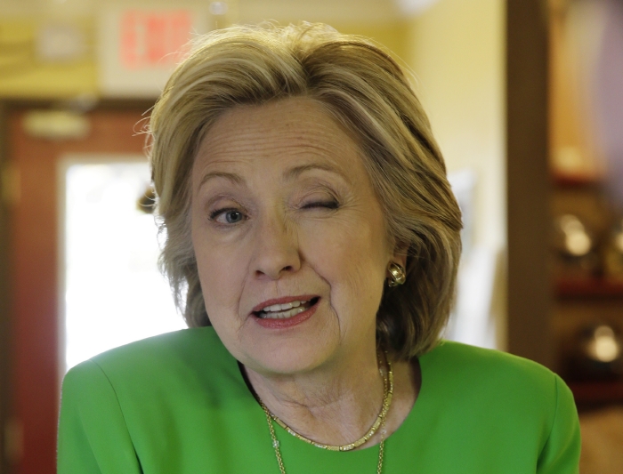 Hillary Clintonová.