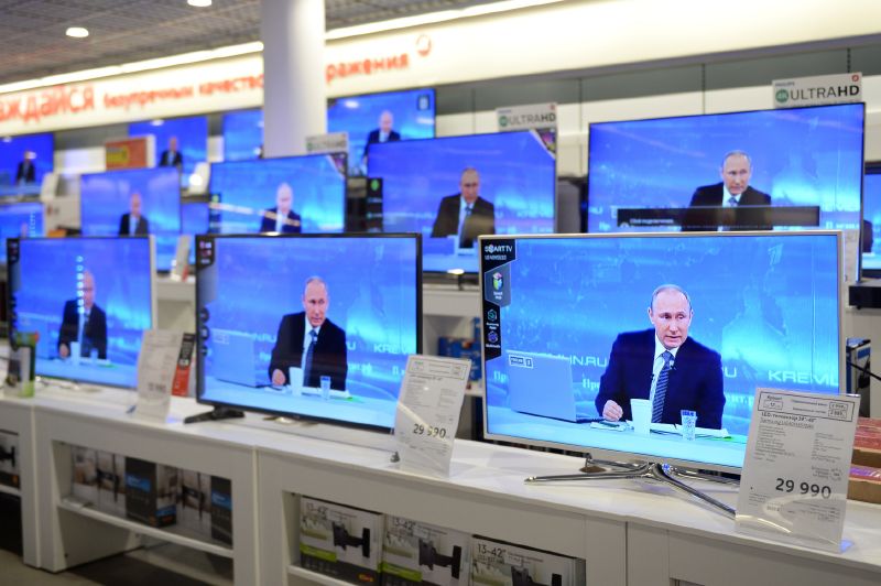 Přímá linka s Vladimirem Putinem.
