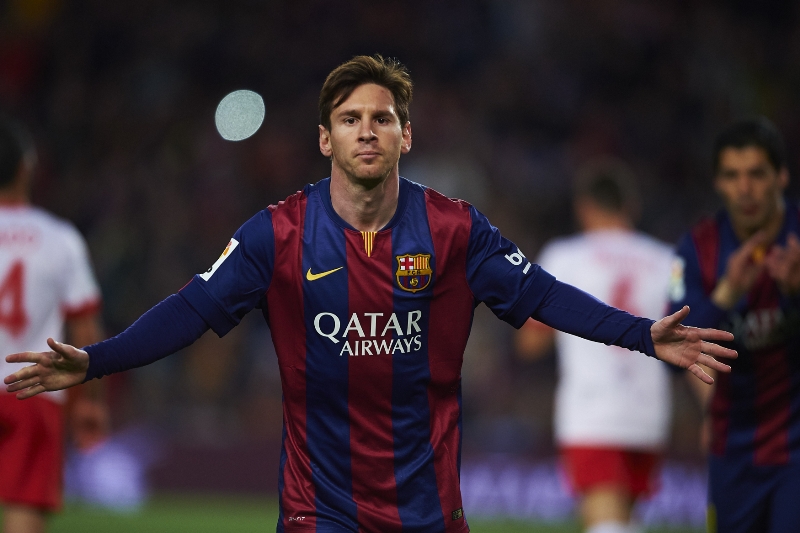 Lionel Messi dal za Barcelonu už 400 gólů.