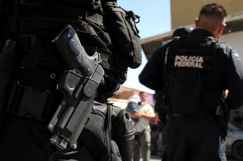 Mexická policie (ilustrační foto). Mexická policie (ilustrační foto).