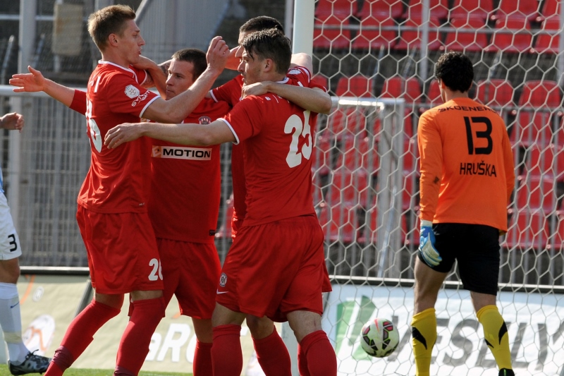 Fotbalisté Brna zaskočili favorizovanou Mladou Boleslav.