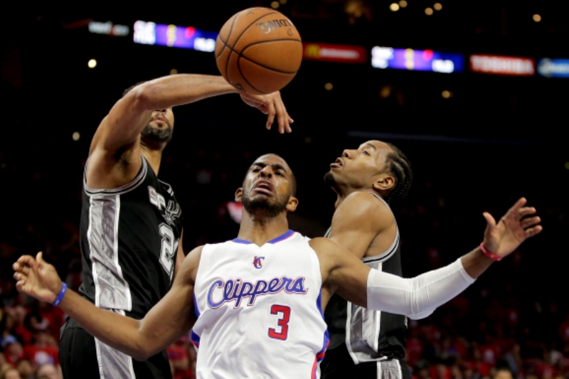 Basketbalisté Los Angeles Clippers porazili San Antonio Spurs.