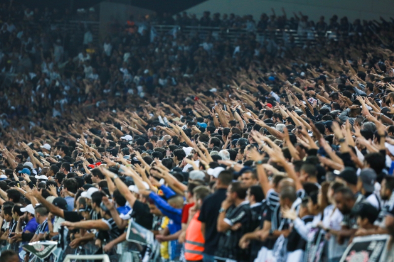 Fanoušci brazilského týmu Corinthians.
