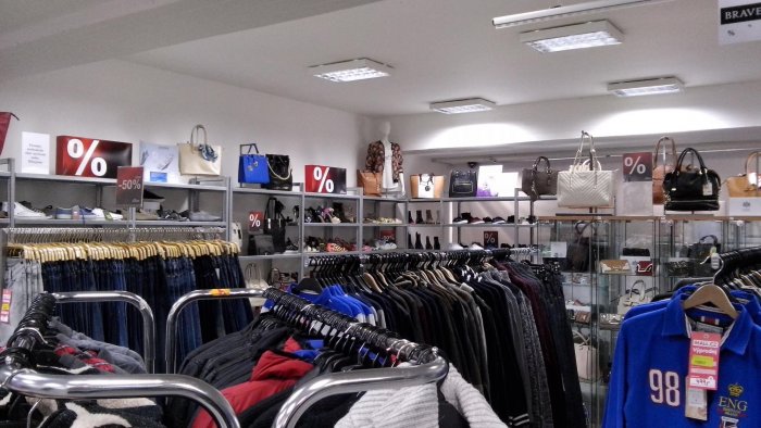 Prodejna Fashion outlet.