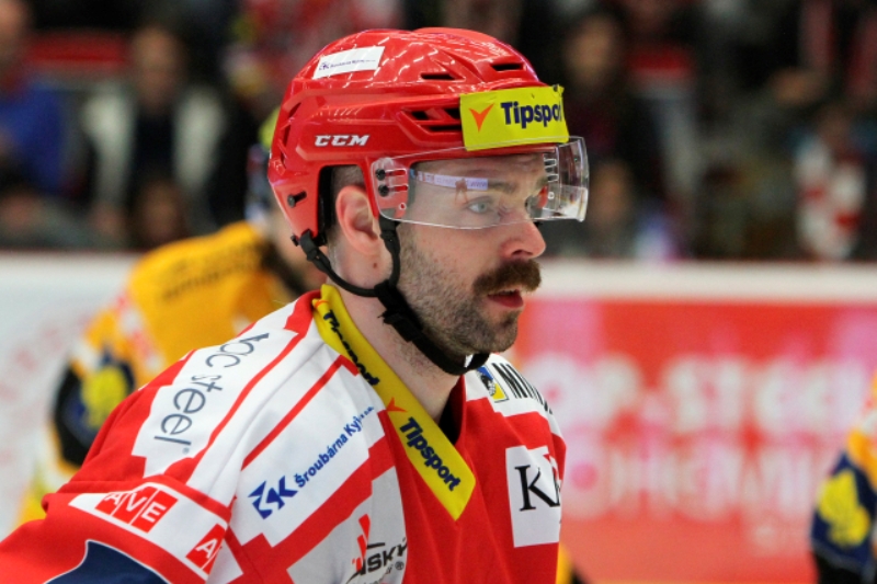 Třinecký útočník Jakub Klepiš.