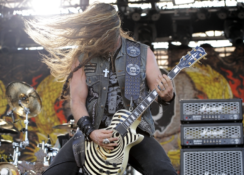 Zakk Wylde, člen doporovodné skupiny Ozzysho Osbournea.