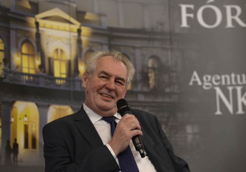 Prezident Miloš Zeman.