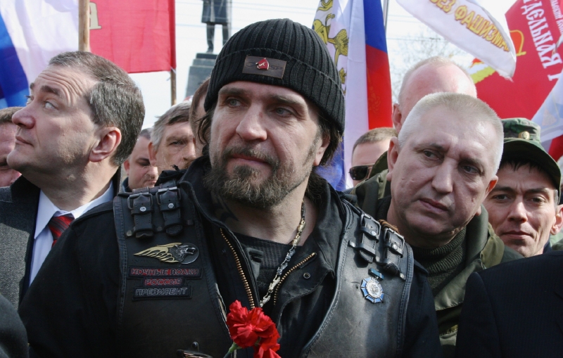 Vůdce Nočních vlků Alexander Zaldostanov zvaný Chirurg.