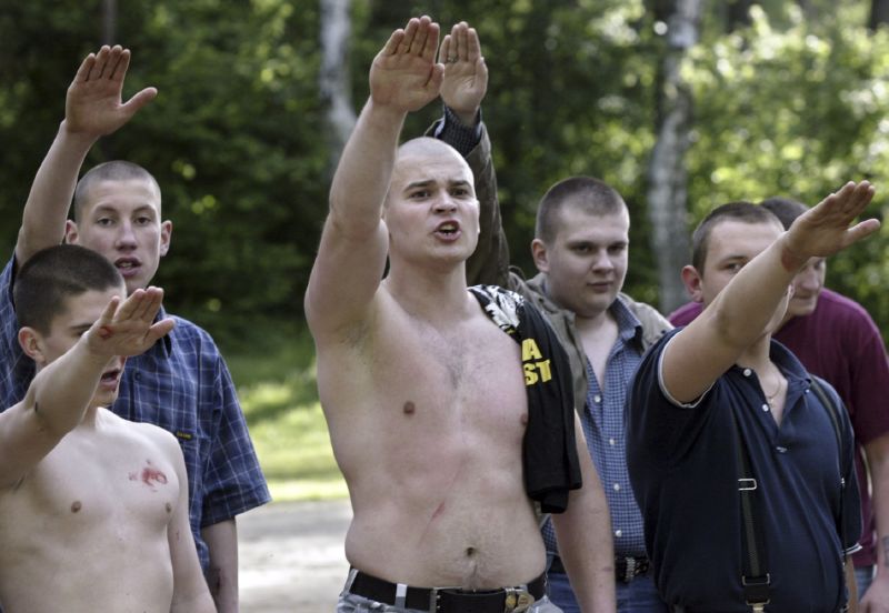 Skinheadi v Moskvě.