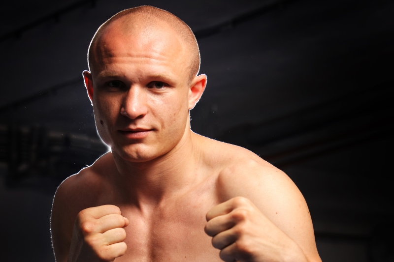 Ukrajinský boxer Jevgenij Machtěnko z Médea Boxing Teamu.