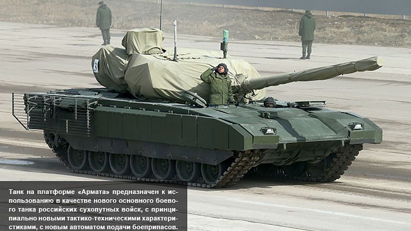 Nový ruský tank T-14 Armata.