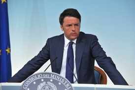 Italský premiér Matteo Renzi.