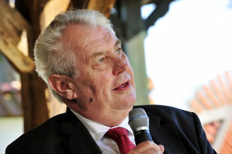 Prezident Miloš Zeman.