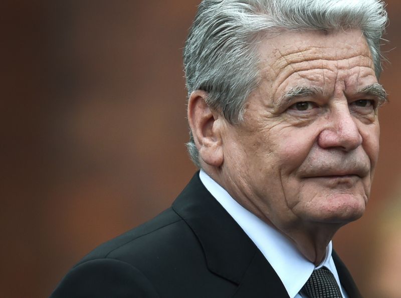 Německý prezident Joachim Gauck.