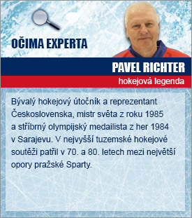 Hokejový experta Pavel Richter.