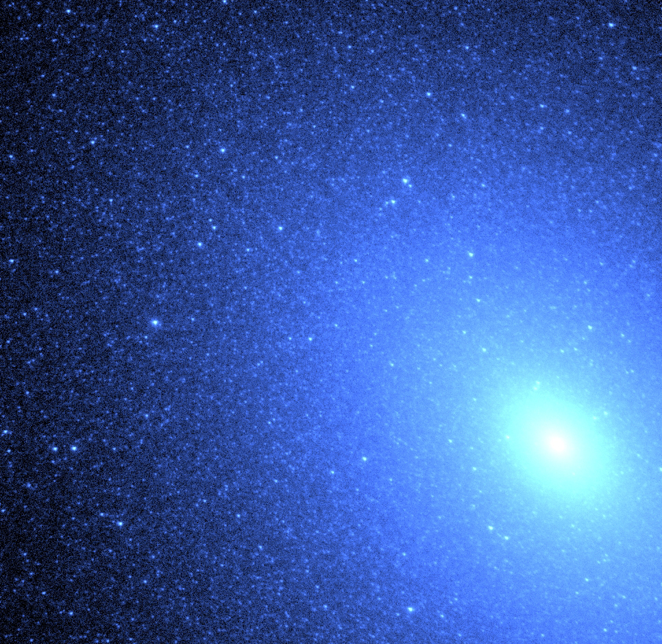 Kompaktní eliptická galaxie NGC 221 na snímku z Hubbleova kosmického teleskopu.