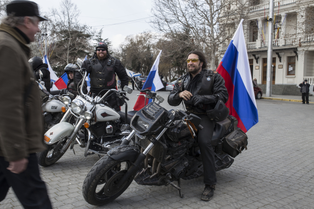 Klub ruských motorkářů Noční vlci.