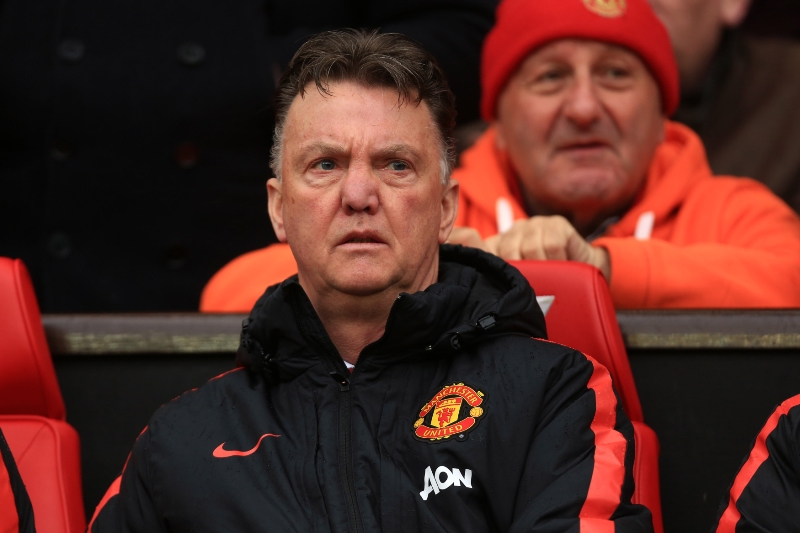 Trenér Manchesteru United Louis Van Gaal.