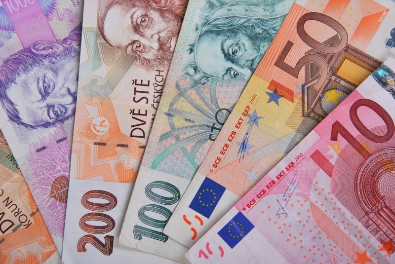 Euro a česká koruna. Euro a česká koruna.