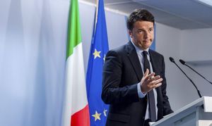 Italský premiér Matteo Renzi.