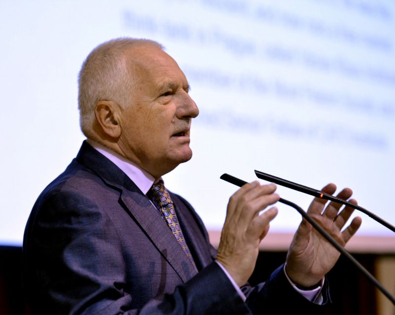 Bývalý prezident Václav Klaus.