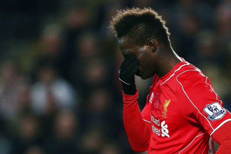 Útočník Liverpoolu Mario Balotelli. 