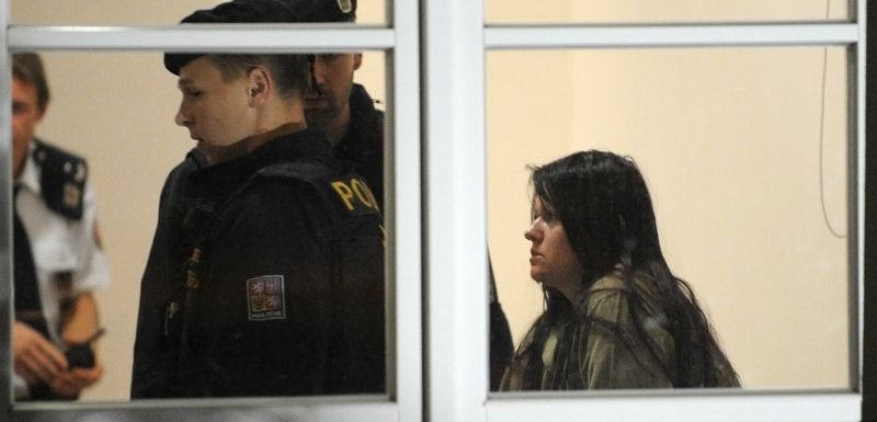 Barbora Orlová, která zavraždila studenta Petra Vejvodu.
