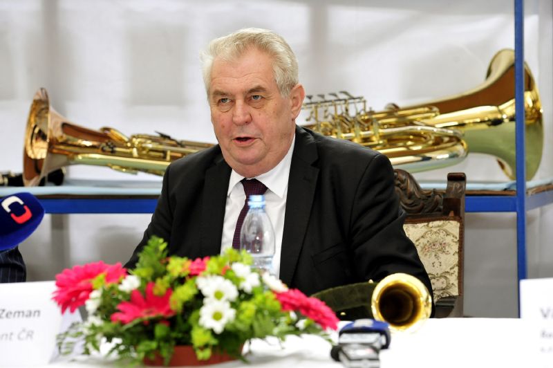 Prezident Miloš Zeman.
