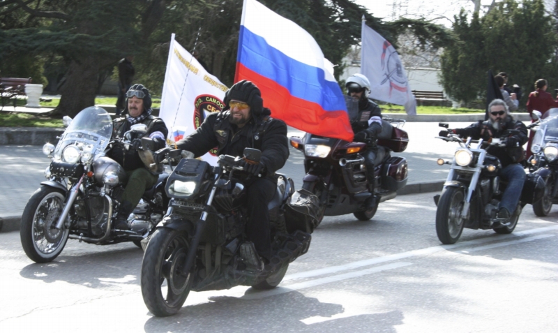 Ruští motorkáři z klubu Noční vlci jsou údajně v Česku (ilustrační foto).