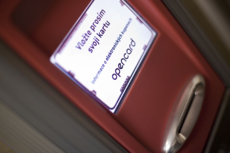 Validátor opencard (ilustrační foto).