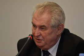Prezident Miloš Zeman.