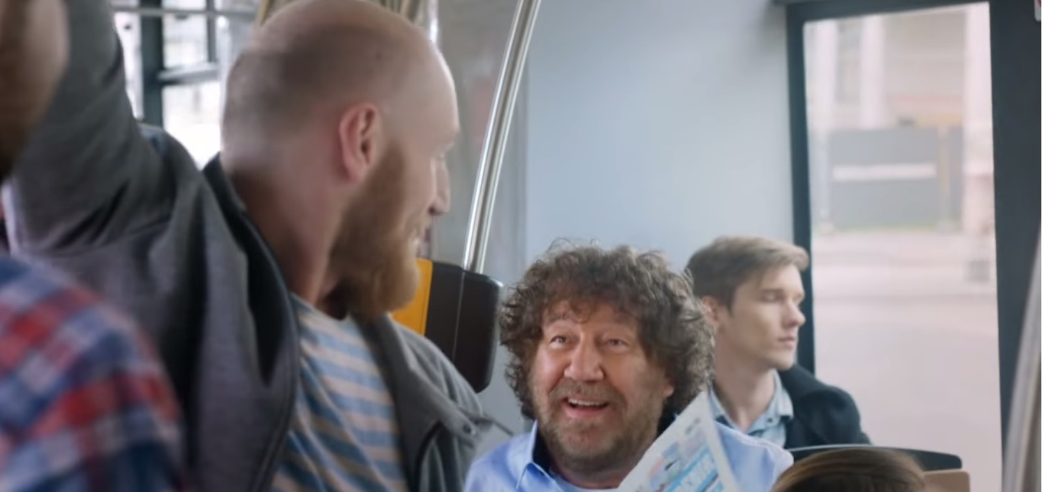 Zdeněk Troška v reklamě mBank.