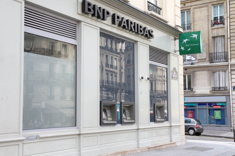 BNP Paribas v Paříži. BNP Paribas v Paříži.