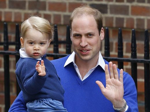 Princ William se synem Georgem.