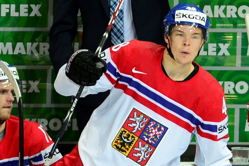 Útočník Tomáš Hertl.
