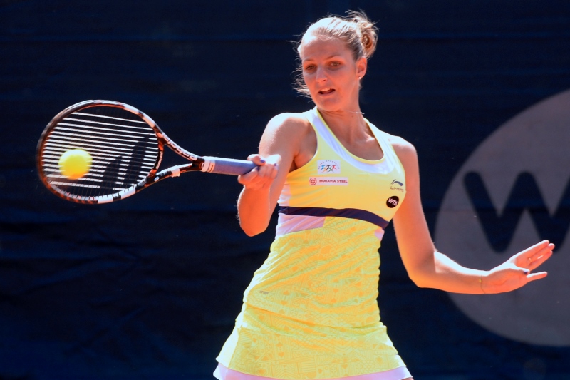 Karolína Plíšková zvítězila na turnaji WTA v Praze. Karolína Plíšková zvítězila na turnaji WTA v Praze.