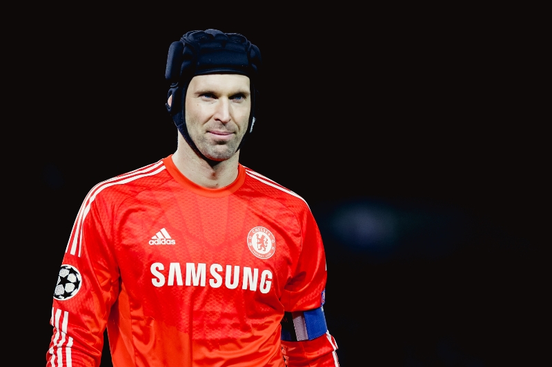 Brankář londýnské Chelsea Petr Čech.