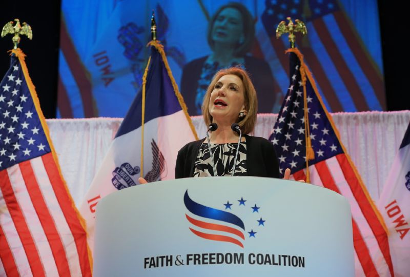 V minulosti jedna z nejvlivnějších žen amerického byznysu Carly Fiorinová.