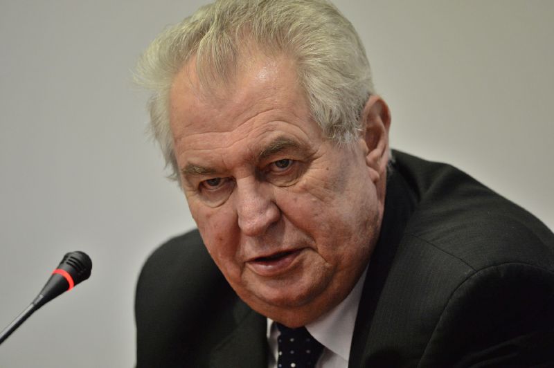 Prezident Miloš Zeman.