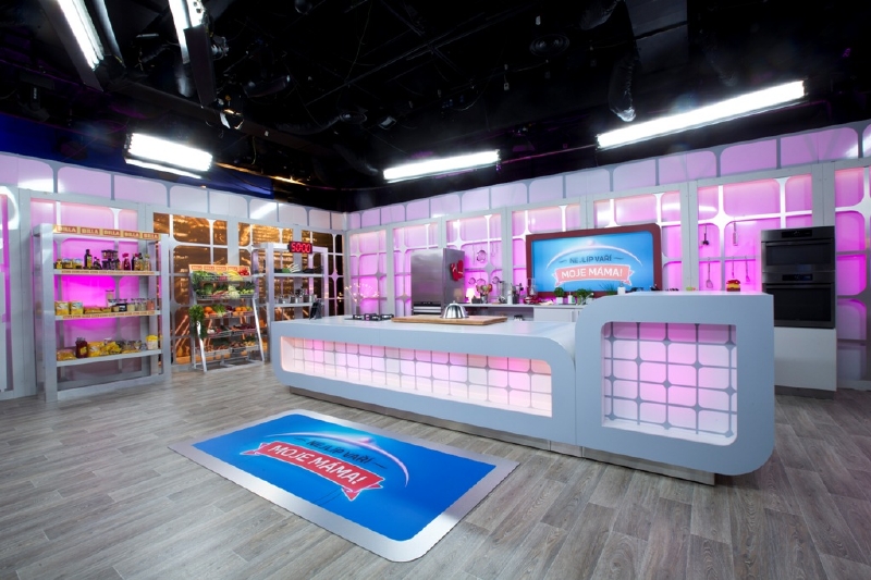 Studio nové soutěže Nejlíp vaří moje máma.