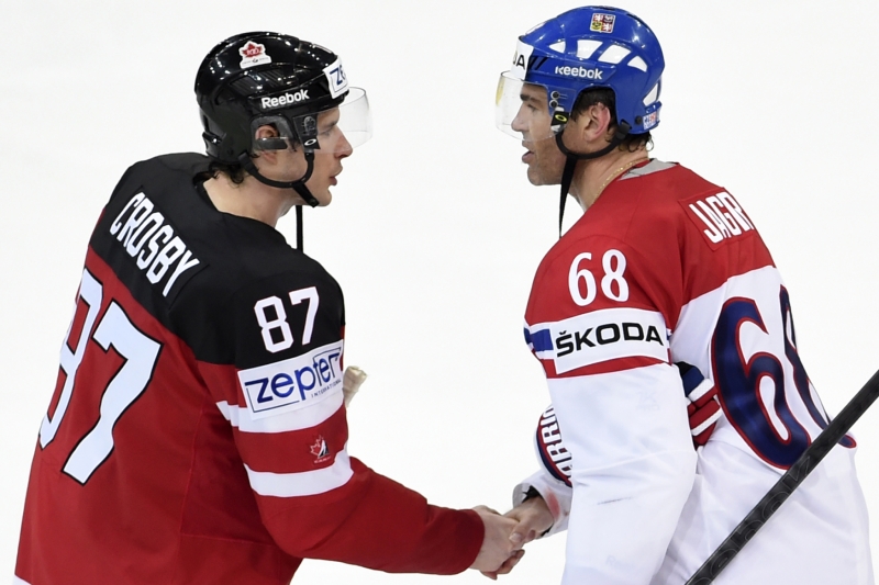 Dva hokejoví premianti. Sidney Crosby a Jaromír Jágr. Dva hokejoví premianti. Sidney Crosby a Jaromír Jágr.