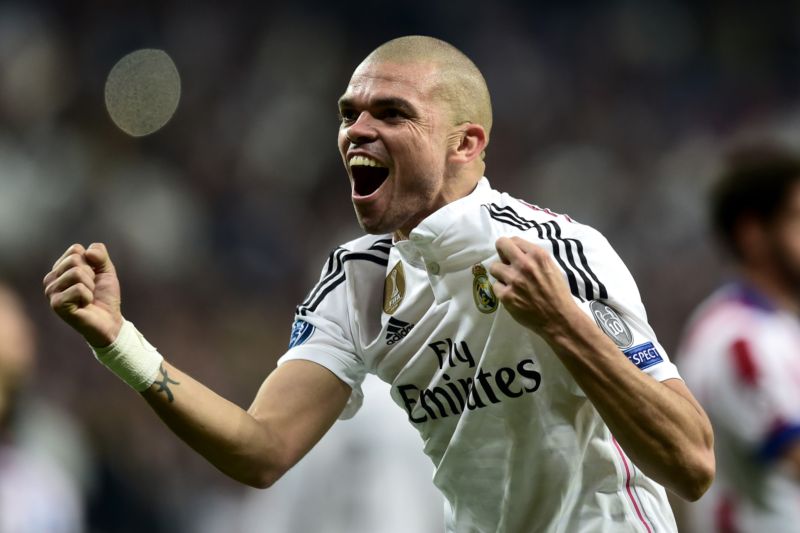 Obránce Realu Madrid Pepé. 