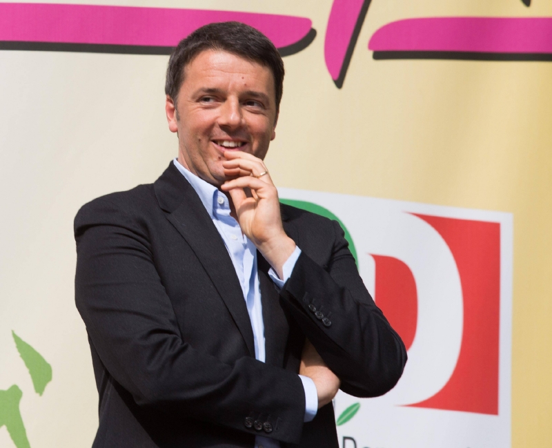 Italský premiér Matteo Renzi.